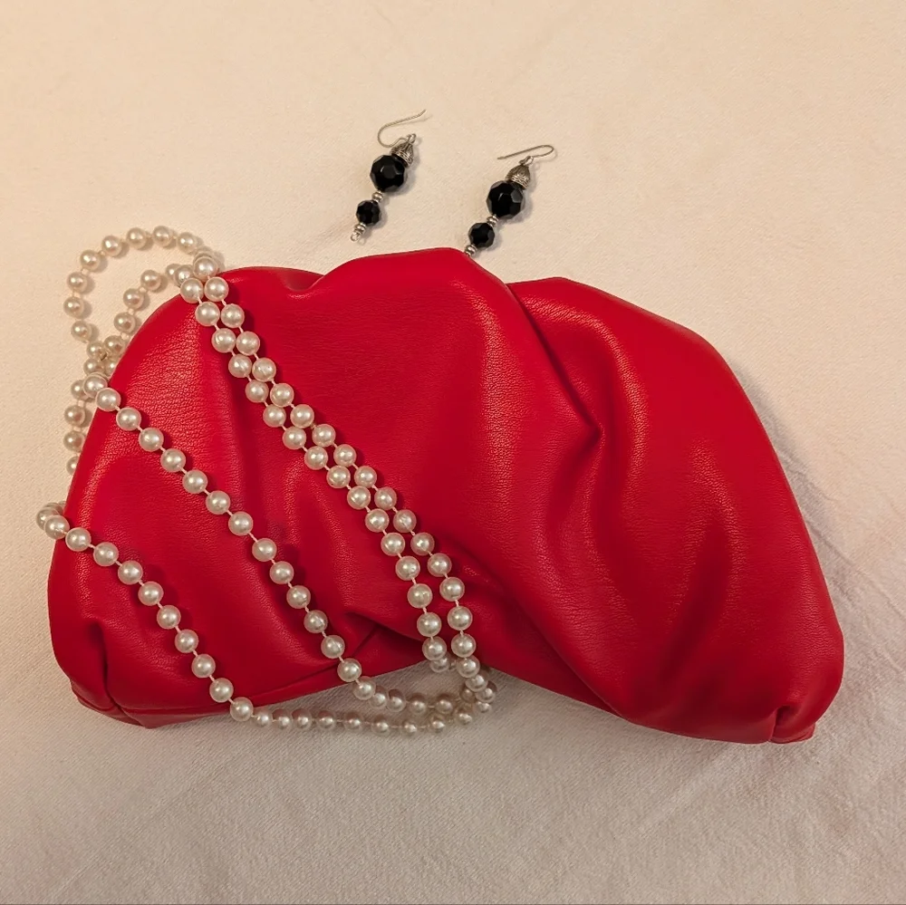 Red Clutch New - Picture 2 of 5